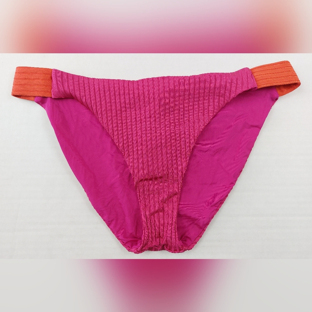 Trina Turk Swimsuit Bottom Womens Size 10 Pink French Cut Stretch NWT $68.00